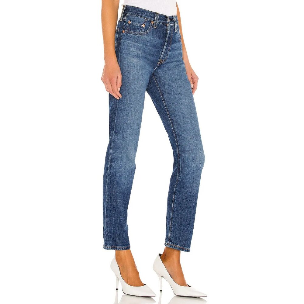 Levi's Size 25x32 501 Straight Leg Jean Market Sixth Street Wash GUC - Picture 2 of 11